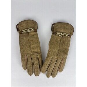 VTG Aris Snuggler Gloves Size R Tan Thick Liner Warm